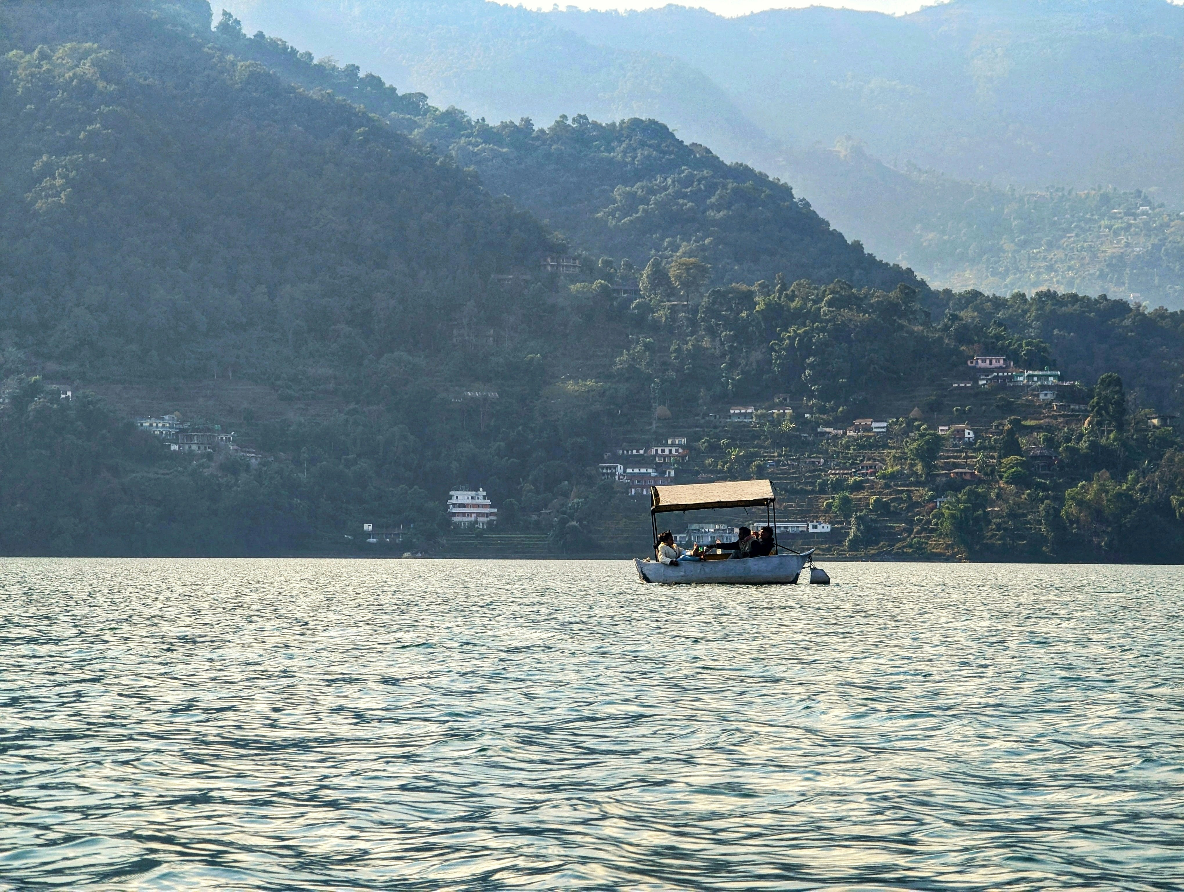 Pokhara — Phewa Lake and Annapurna range